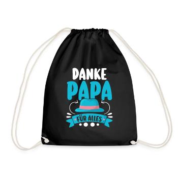 Dad Father's Day Dad - Drawstring Bag - black - Front
