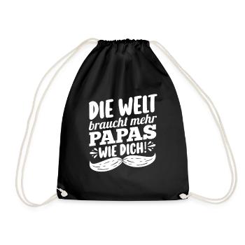 Papa Fête des pères Papa - Sac de sport léger - noir - Devant