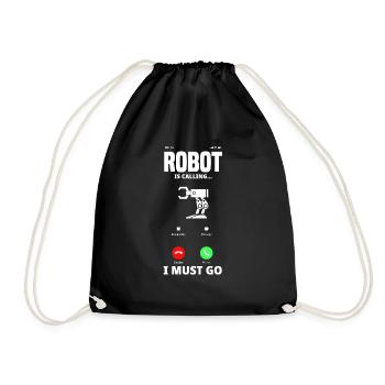 Programmeur de robots robotiques - Sac de sport léger - noir - Devant