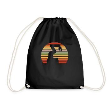 Robotics Robot Programmer - Drawstring Bag - black - Front