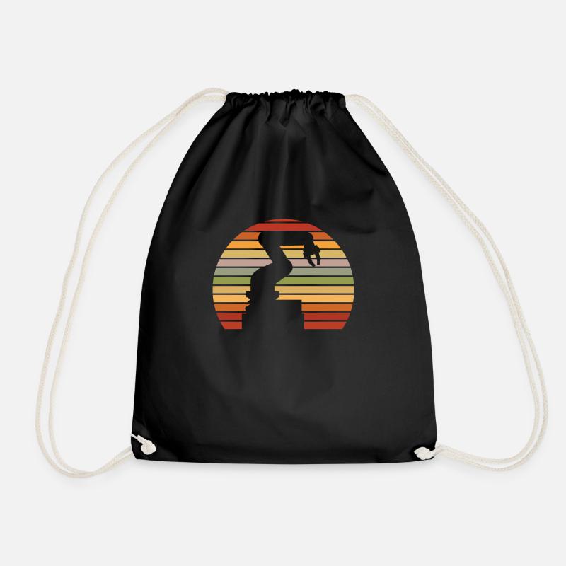 Robotics Robot Programmer - Drawstring Bag - black
