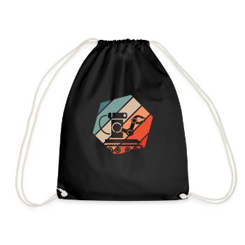 Robotics Robot Programmer - Drawstring Bag - black - Front
