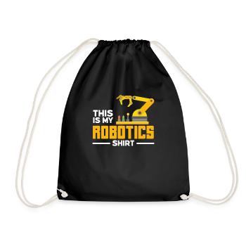 Programmeur de robots robotiques - Sac de sport léger - noir - Devant