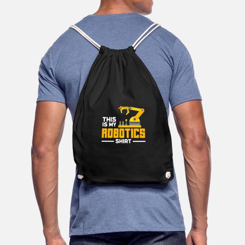Robotics Robot Programmer Drawstring Bag