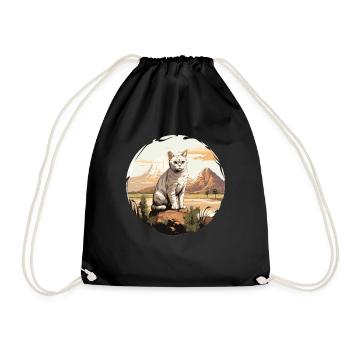 Burmilla Chaton Burmilla Chat - Sac de sport léger - noir - Devant