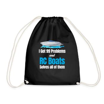 J’ai 99 problèmes et rc boot les résout tous - Sac de sport léger - noir - Devant