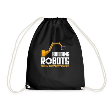 Programmeur de robots robotiques - Sac de sport léger - noir - Devant