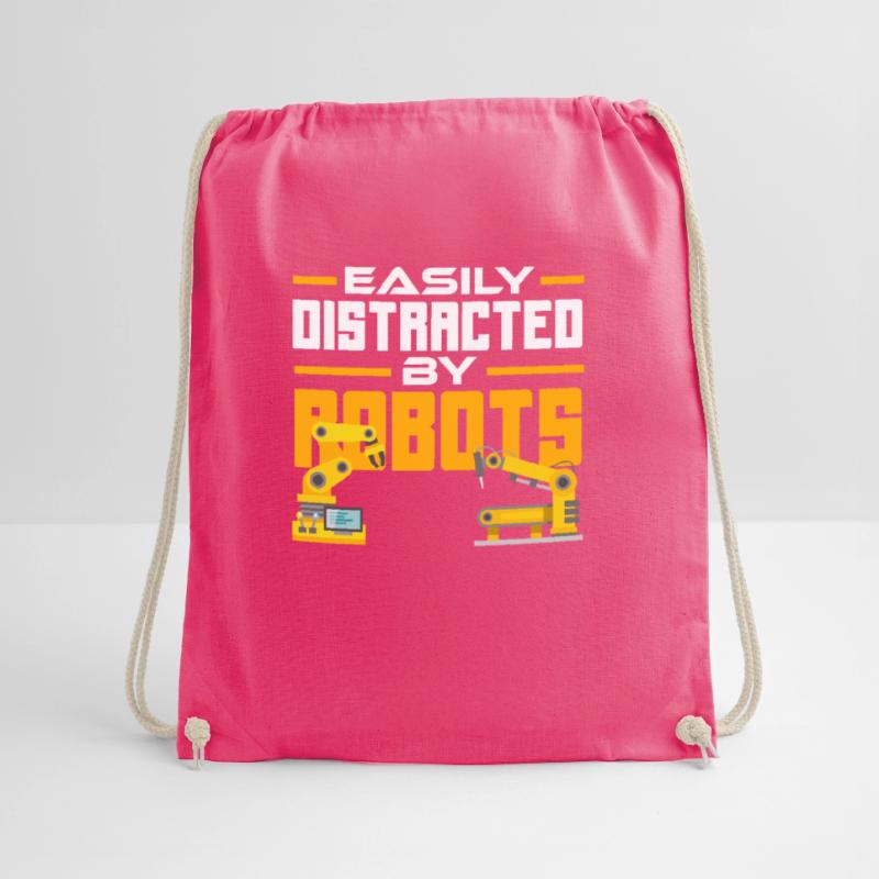 Robotics Robot Programmer Drawstring Bag