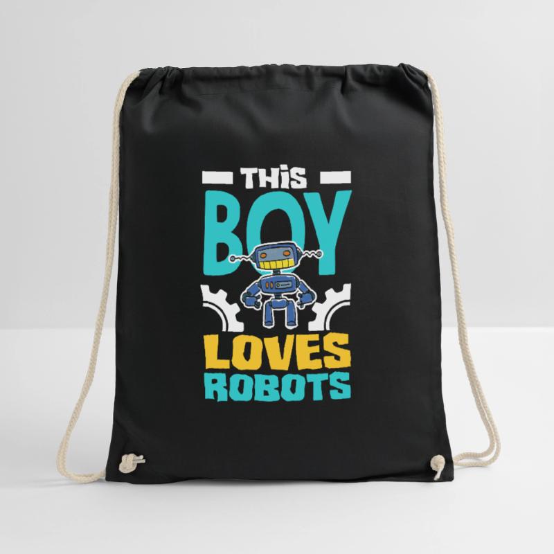Robotics Robot Programmer Drawstring Bag