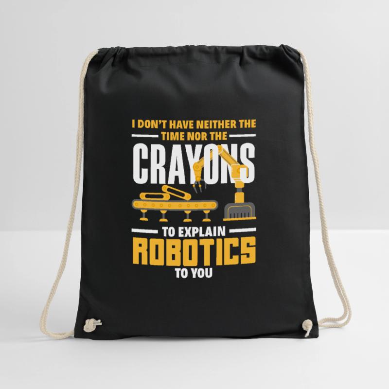 Robotics Robot Programmer Drawstring Bag