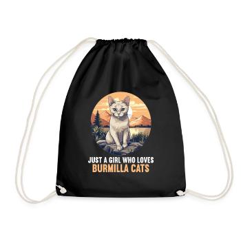 Burmilla Chaton Burmilla Chat - Sac de sport léger - noir - Devant