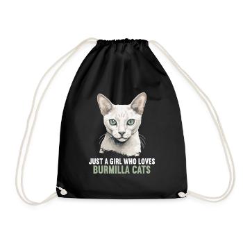 Burmilla Chaton Burmilla Chat - Sac de sport léger - noir - Devant