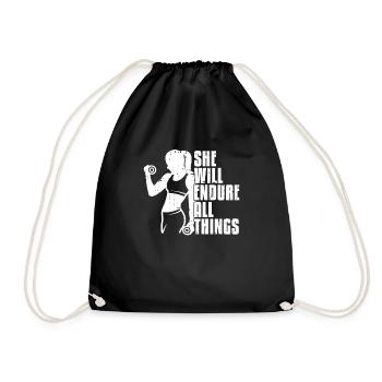 Weightlifting Weightlifting Sweat - Drawstring Bag - black - Front