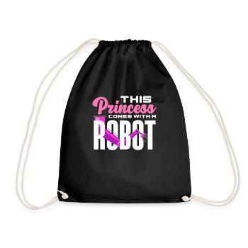 Programmeur de robots robotiques - Sac de sport léger - noir - Devant