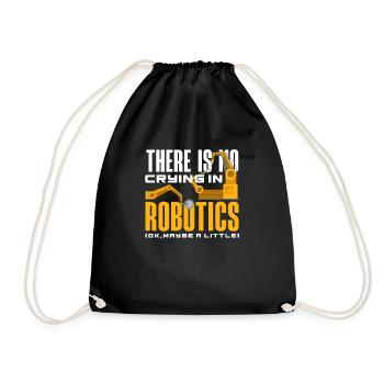 Robotics Robot Programmer - Drawstring Bag - black - Front