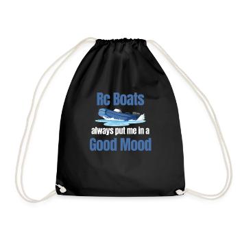 Les bateaux RC me mettent toujours de bonne humeur Capitaine - Sac de sport léger - noir - Devant