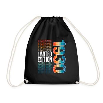 Édition limitée depuis 1930 anniversaire Vintage des années 1930 - Sac de sport léger - noir - Devant