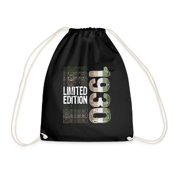 Édition limitée depuis 1930 anniversaire Vintage des années 1930 - Sac de sport léger - noir - Devant