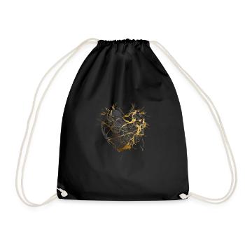 Kintsugi Kintsukuroi imparfait Art japonais Wabi S - Sac de sport léger - noir - Devant