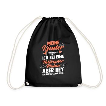 Mutter Muttertag Mama - Turnbeutel - Schwarz - Vorne