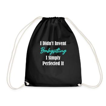 Je n’ai pas inventé le baby-sitting, j’ai - Sac de sport léger - noir - Devant