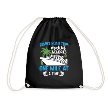 Cruise Family Trip Family Patry Ship Holidays - Drawstring Bag - black - Front