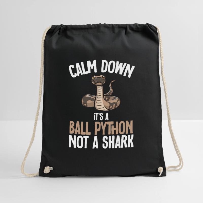 Ball Python Snake King Python Drawstring Bag