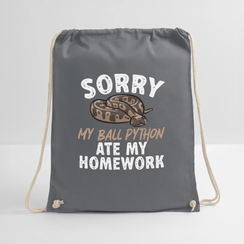 Ball Python Schlange Königspython Turnbeutel