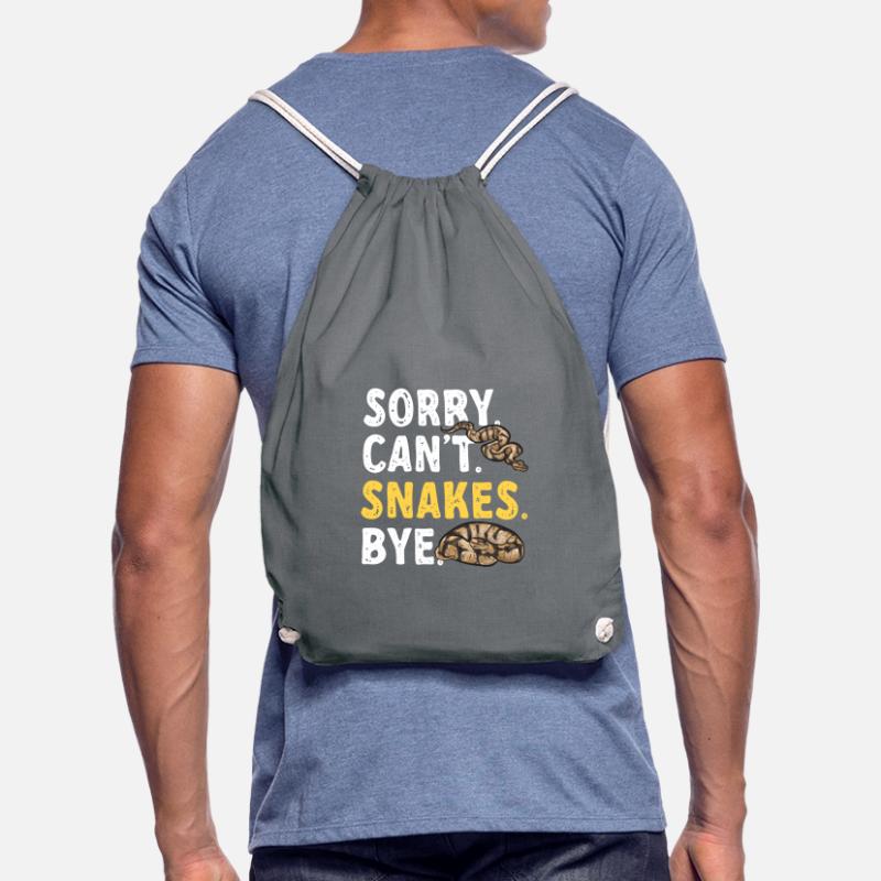 Ball Python Snake King Python Drawstring Bag