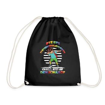 Bye Bye Kindergarten je tape sur la table maintenant - Sac de sport léger - noir - Devant