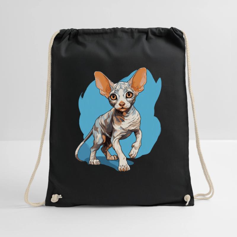 Cornish Rex Kitten Cornish Rex Cat Drawstring Bag