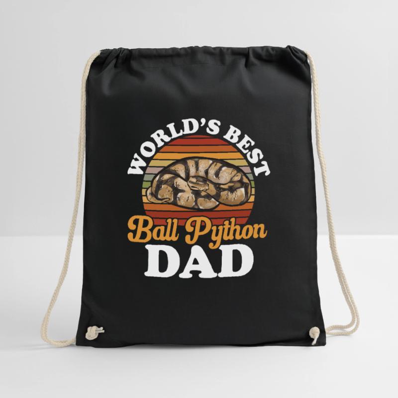 Ball Python Snake King Python Drawstring Bag