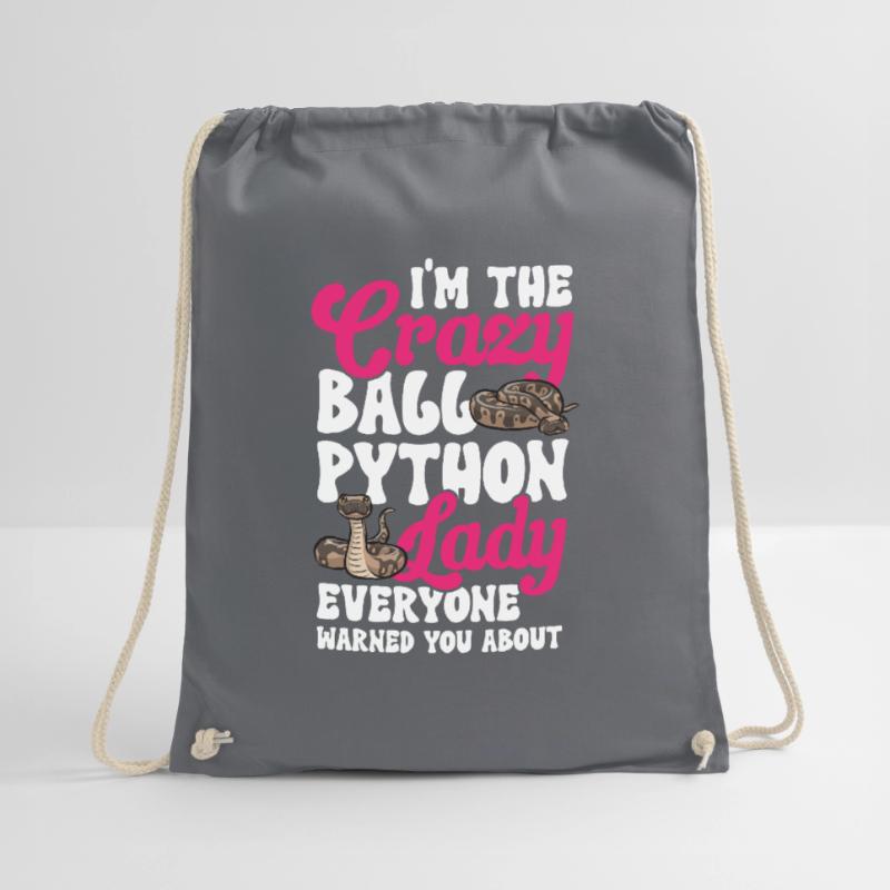 Ball Python Snake King Python Drawstring Bag