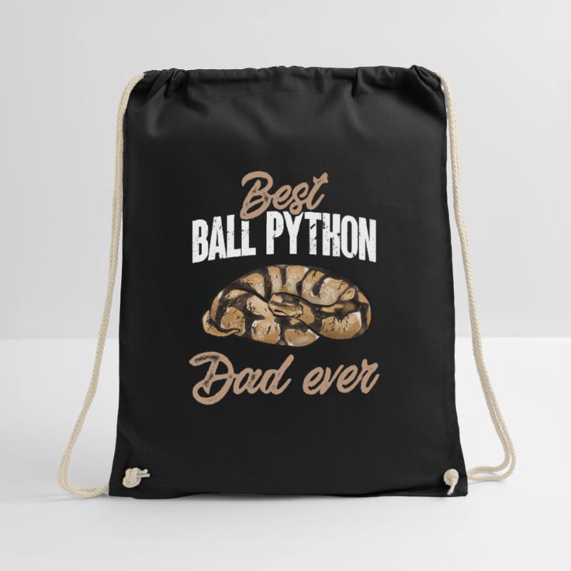 Ball Python Snake King Python Drawstring Bag