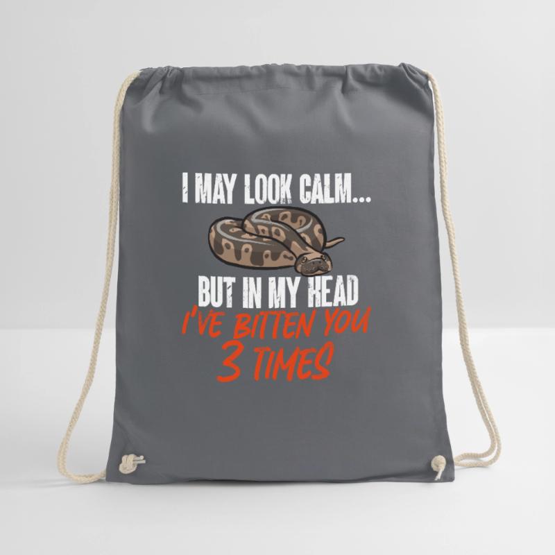 Ball Python Schlange Königspython Turnbeutel