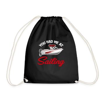 Tu m’as fait naviguer, drôle - Sac de sport léger - noir - Devant