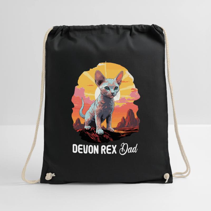 Devon Rex Kätzchen Devon Rex Katze Turnbeutel