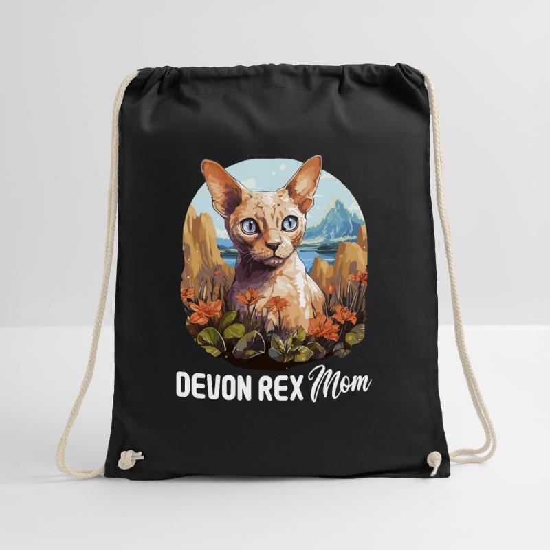 Devon Rex Kätzchen Devon Rex Katze Turnbeutel