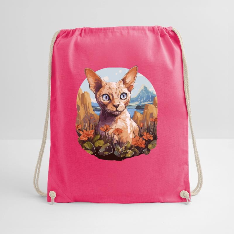 Devon Rex Kätzchen Devon Rex Katze Turnbeutel