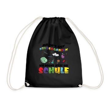 Inscription Prends soin de toi Maternelle Je fais vibrer le - Sac de sport léger - noir - Devant