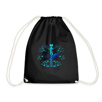 Malediven Blau Maldives Blue - Drawstring Bag - black - Front