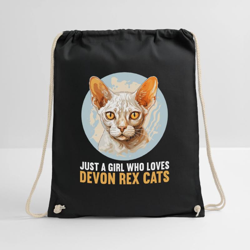 Devon Rex Kätzchen Devon Rex Katze Turnbeutel