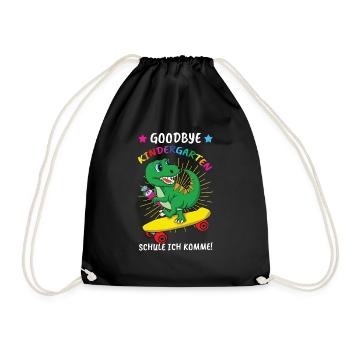 Goodbye Kindergarten School School I'm Coming - Drawstring Bag - black - Front