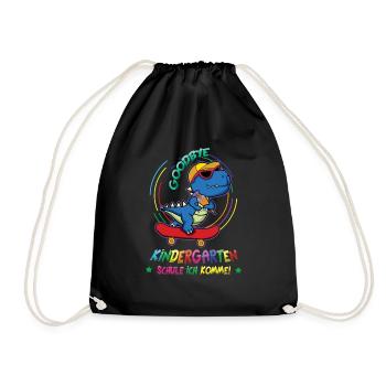 Goodbye Kindergarten School School I'm Coming - Drawstring Bag - black - Front