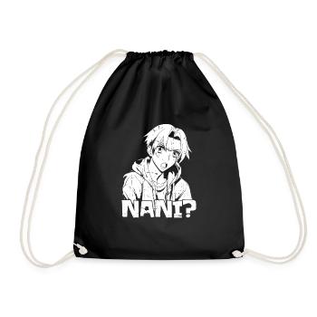 Anime Manga Nani Anime - Turnbeutel - Schwarz - Vorne