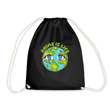 Anime Manga Vie Terre - Sac de sport léger - noir - Devant