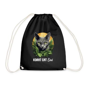 Korat Chaton Korat Chat - Sac de sport léger - noir - Devant