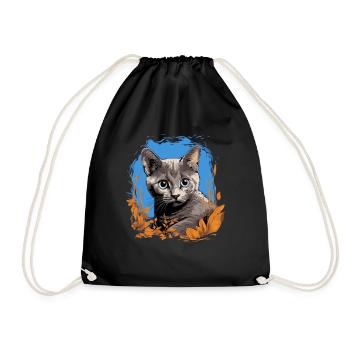 Chaton Korat Chat Korat - Sac de sport léger - noir - Devant