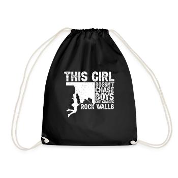 Grimpeur Escalade Montagne - Sac de sport léger - noir - Devant