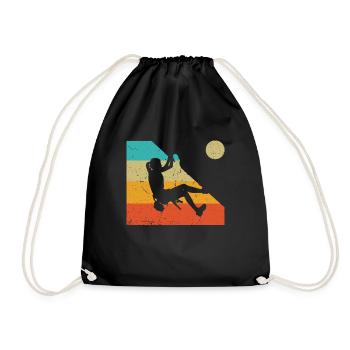 Grimpeur Escalade Montagne - Sac de sport léger - noir - Devant